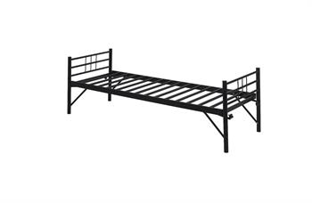 Unimet Tiny Tek Kişilik Siyah Metal Karyola 80X200