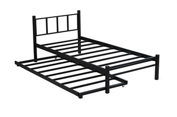 Unimet Titan Yavrulu Metal Karyola Siyah 80x190-90X190