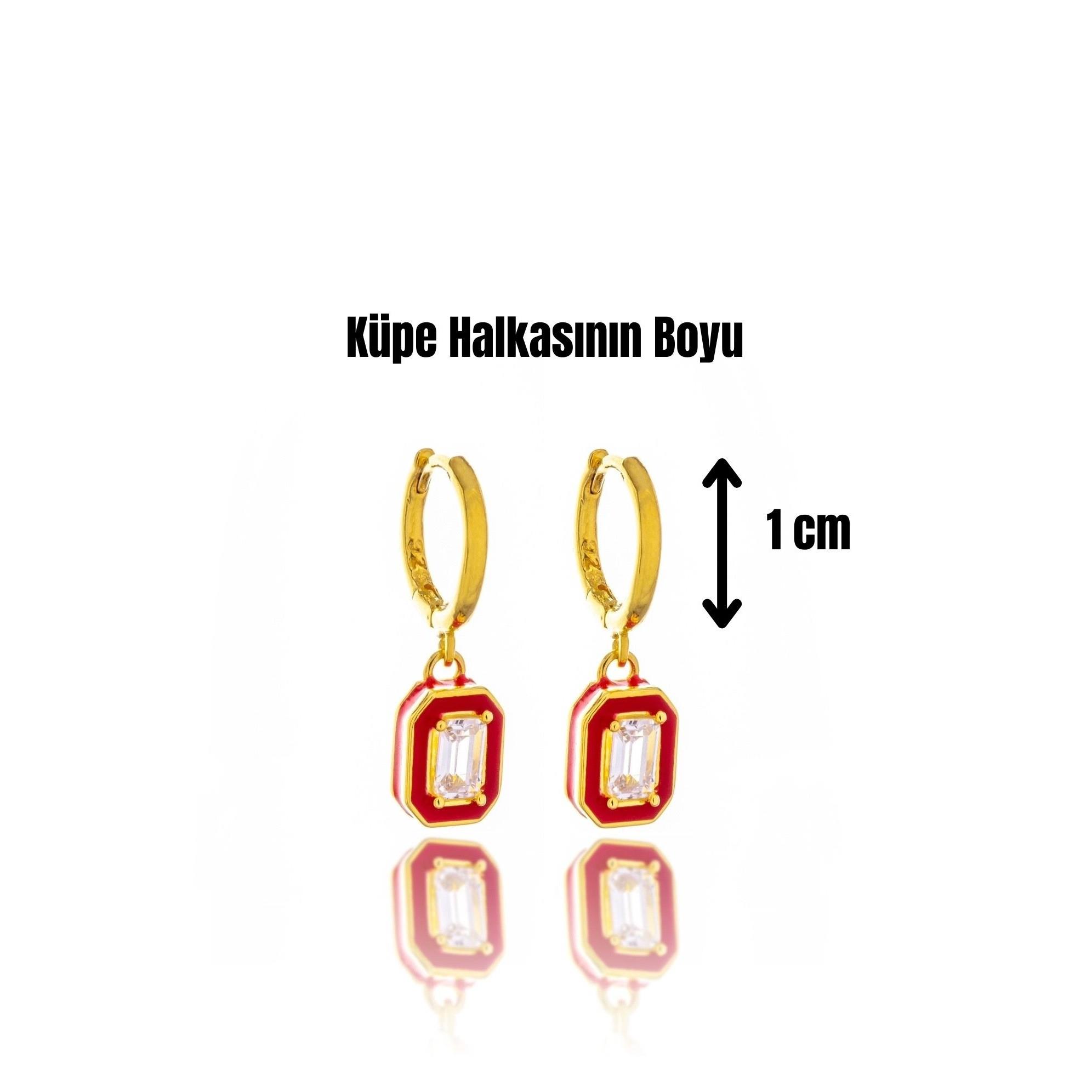 Girl On Fire Gümüş Küpe