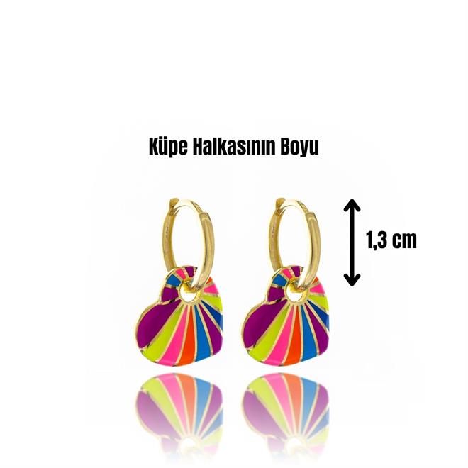 Aşk Çemberi Gümüş Küpe