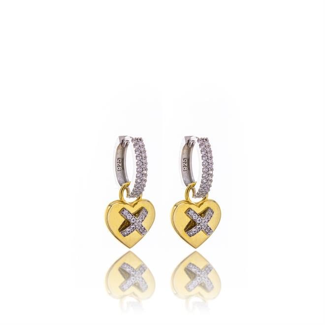 Heart Passion Gümüş Küpe