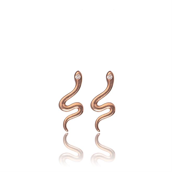 Serpent Lover I Gümüş Küpe