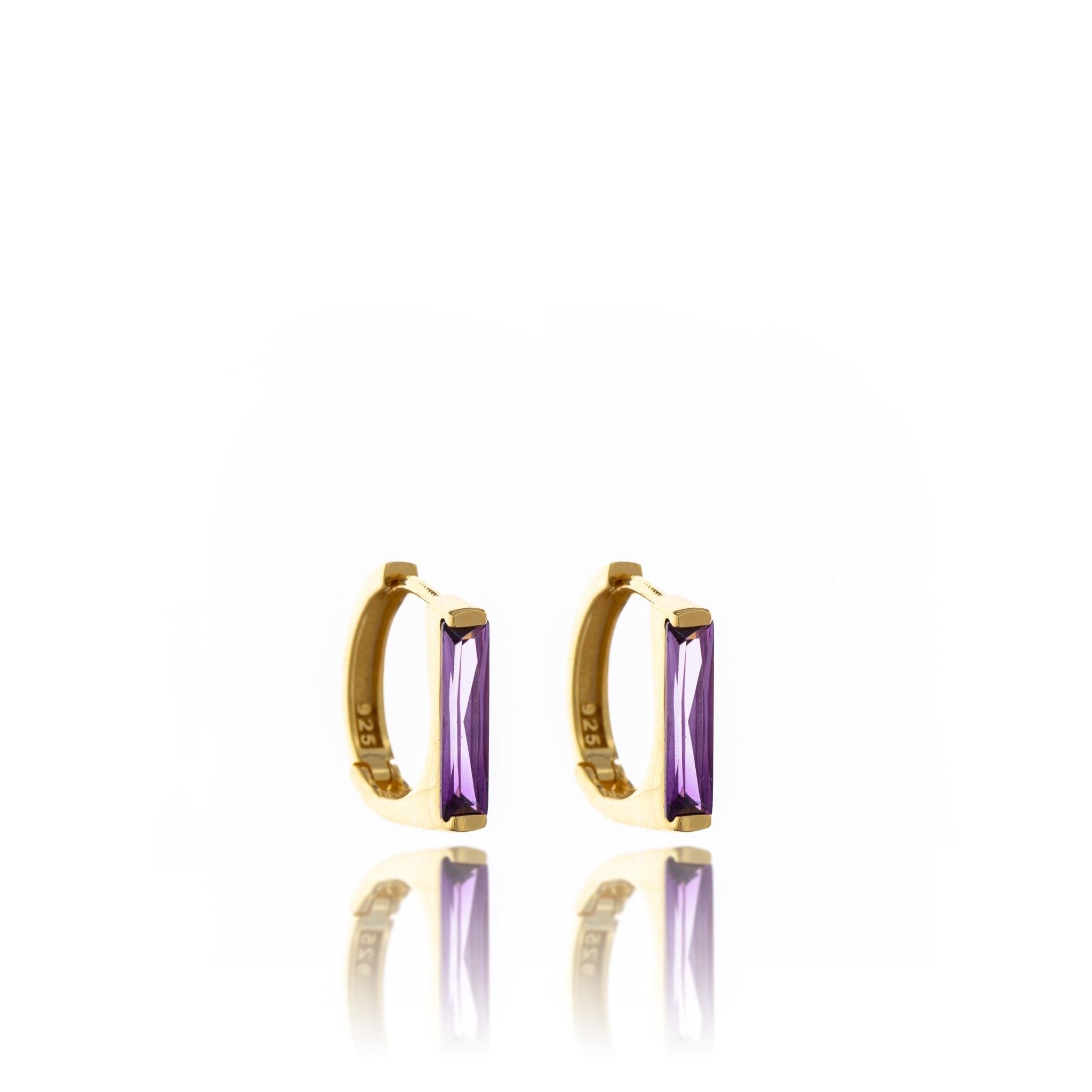 Amethyst Beauty Gümüş Küpe