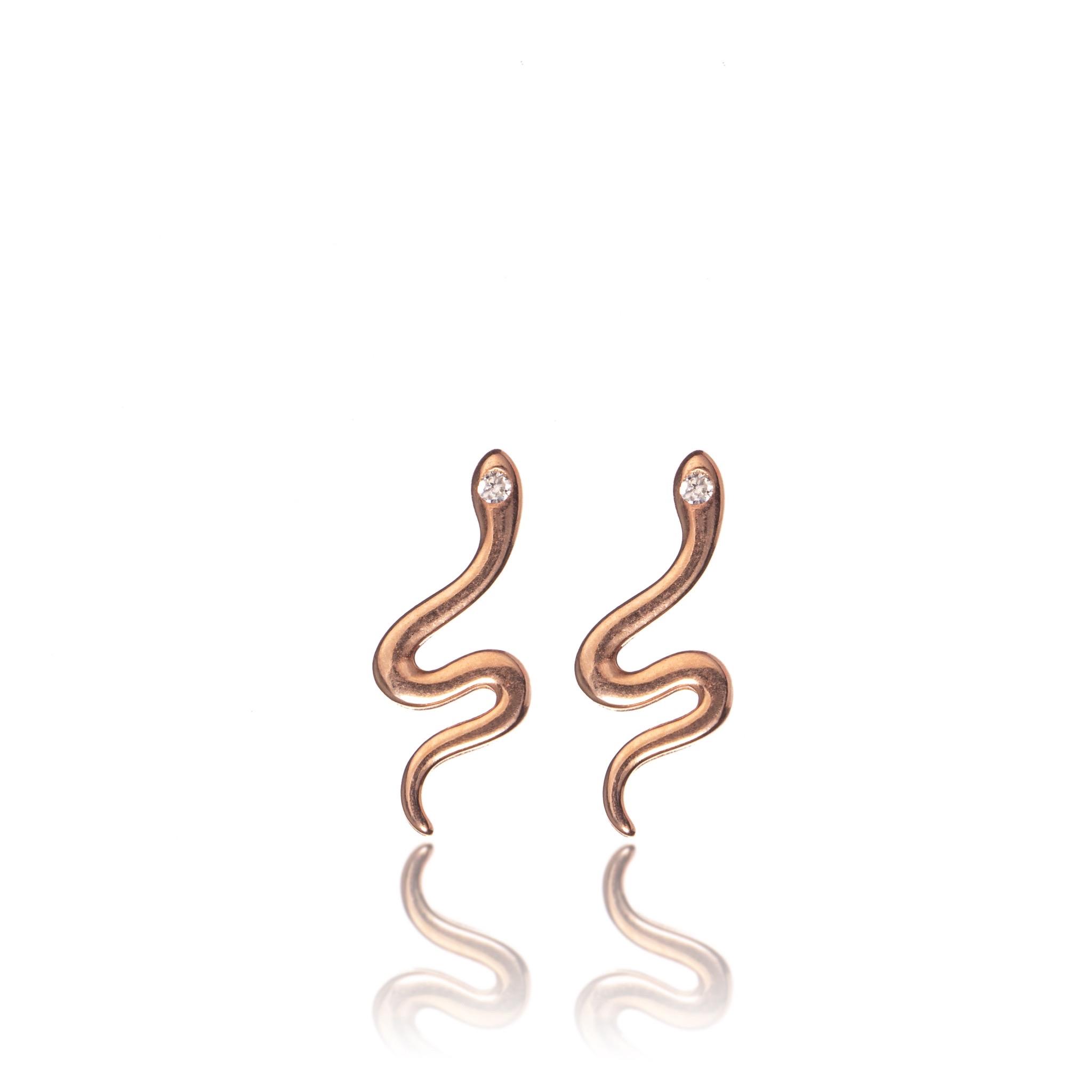 Serpent Lover I Gümüş Küpe