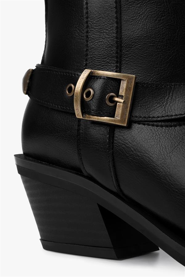 Kadın Arden Siyah Cilt Kovboy Bot