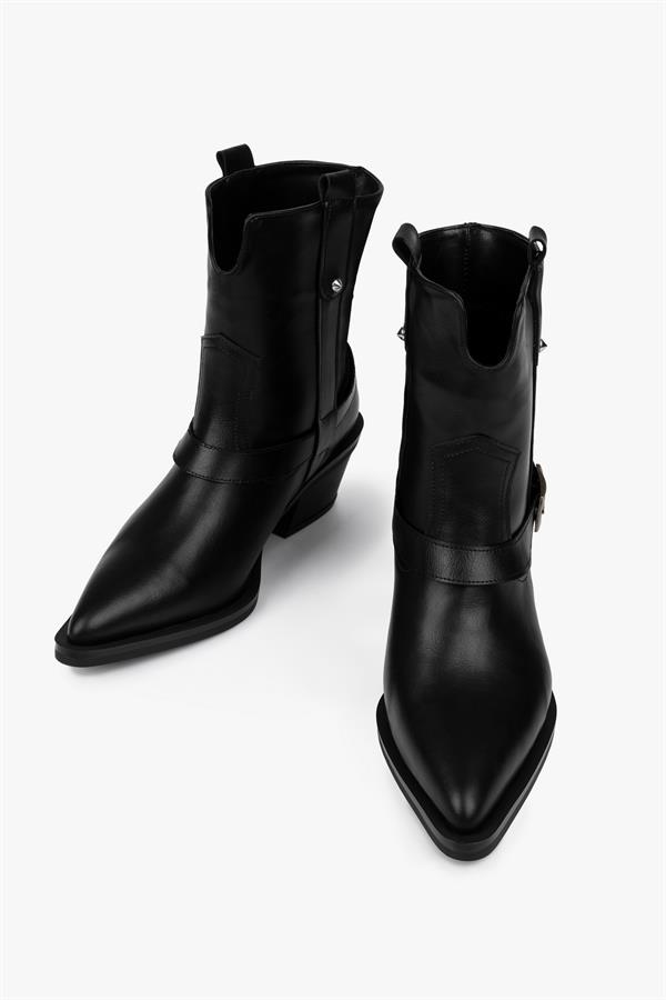 Kadın Arden Siyah Cilt Kovboy Bot