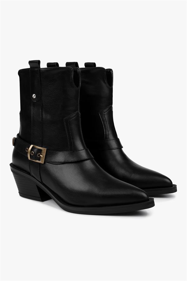 Kadın Arden Siyah Cilt Kovboy Bot