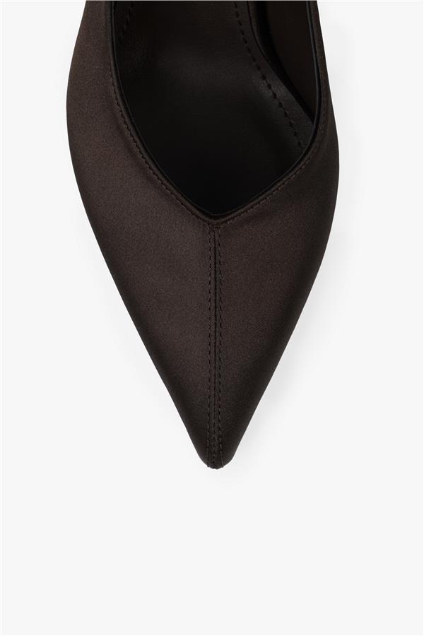 Kadın Avoria Kahve Saten Stiletto