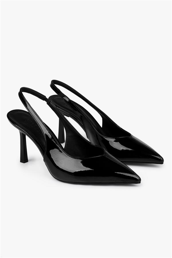 Kadın Avoria Siyah Rugan Stiletto