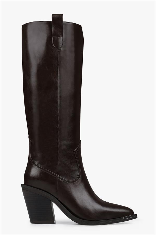 Kadın Axor Kahve Cilt Kovboy Çizme