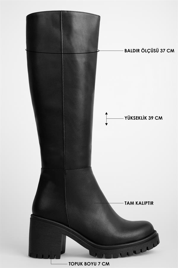 Kadın Aycen Siyah Cilt Çizme