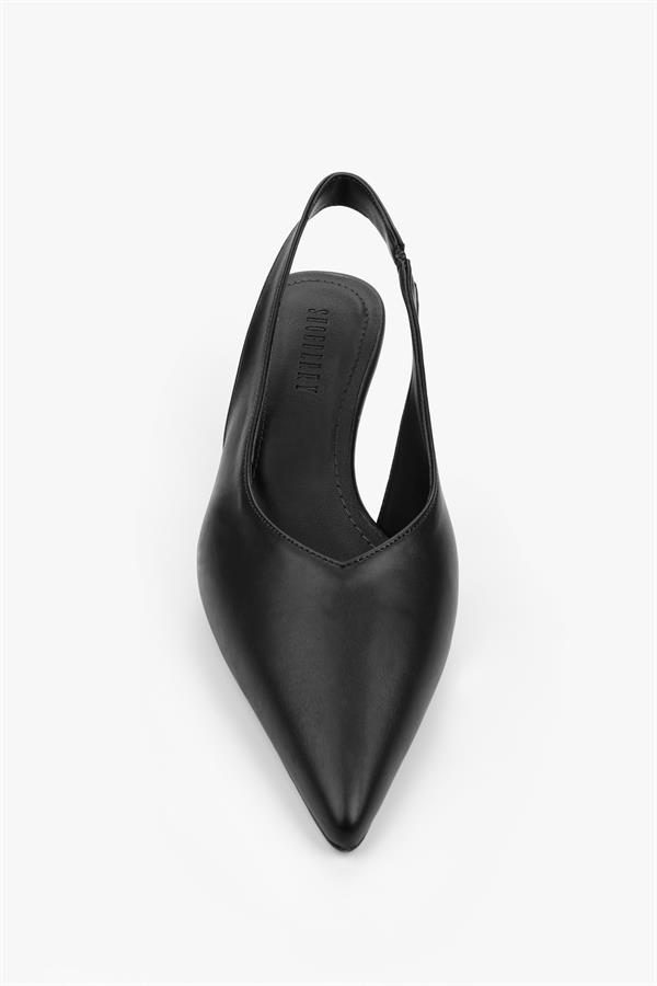 Kadın Enca Siyah Cilt Stiletto