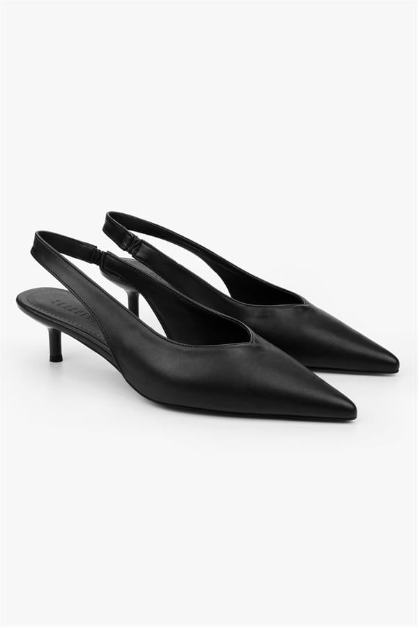 Kadın Enca Siyah Cilt Stiletto