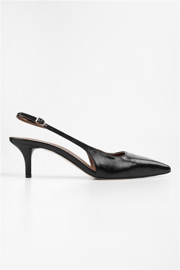 Kadın Estelle Siyah Cilt Stiletto