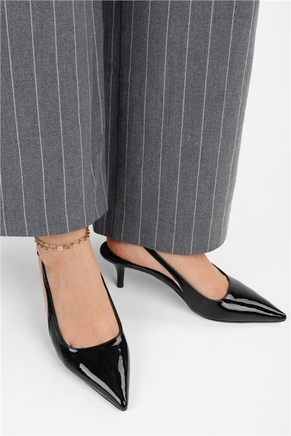 Kadın Estelle Siyah Rugan Stiletto