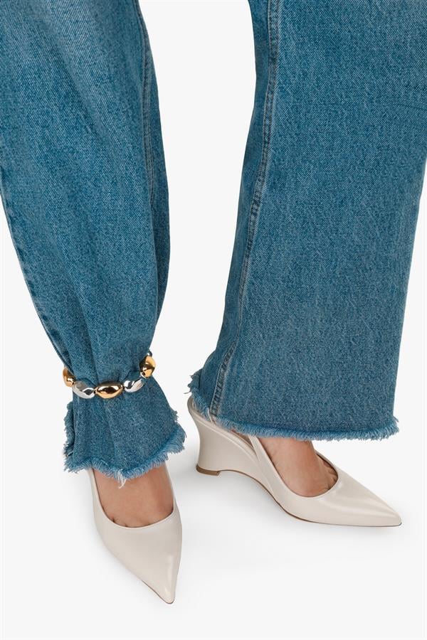 Kadın Gigi Ekru Cilt Dolgu Topuklu Stiletto