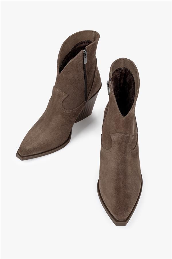 Kadın Kael Vizon Hakiki Süet Kovboy Bot