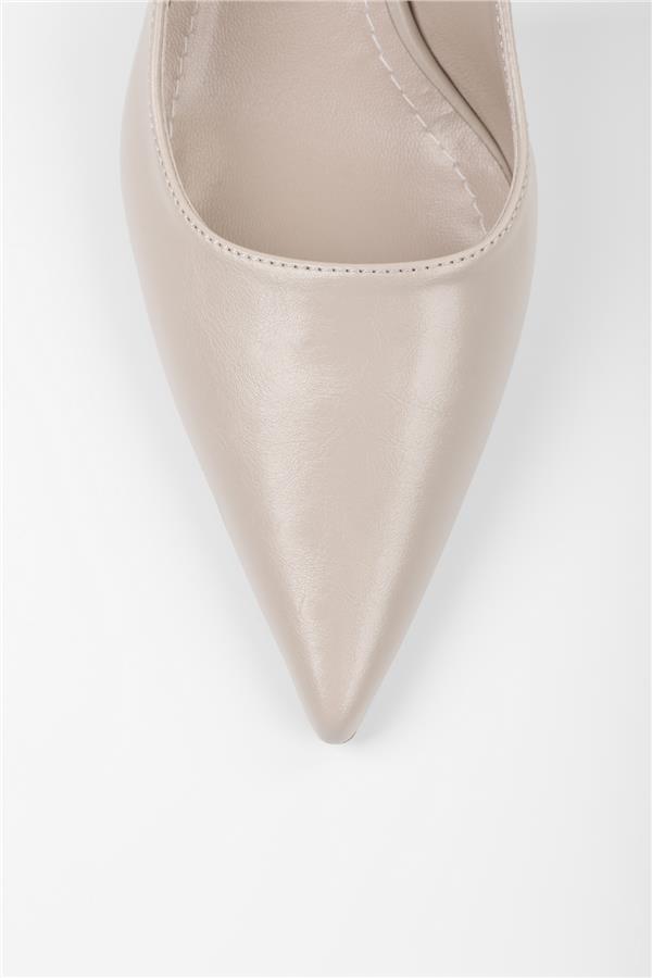 Kadın Kate Ekru Cilt Stiletto