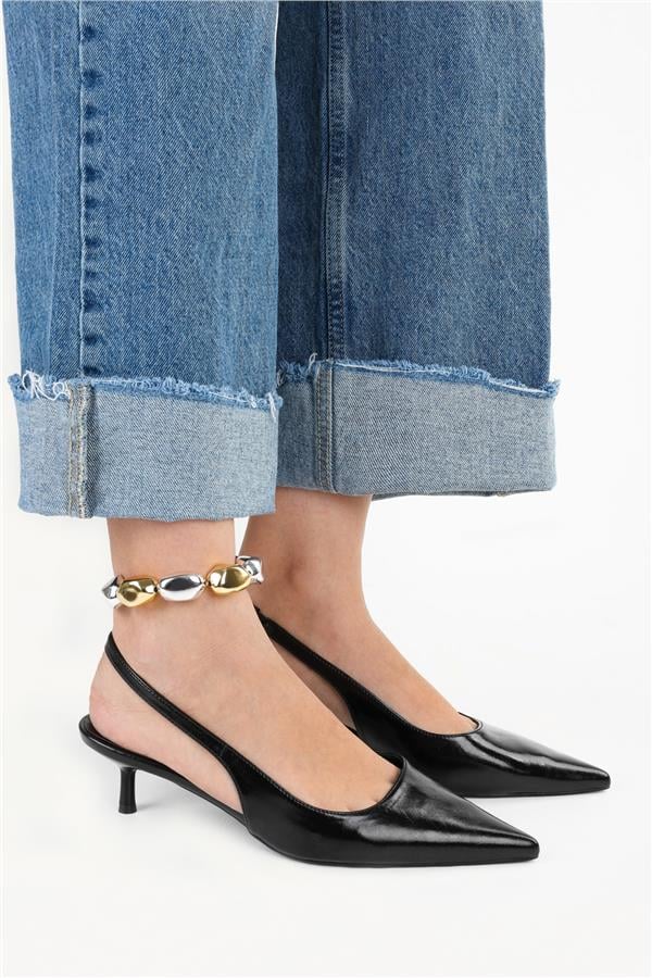 Kadın Kate Siyah Cilt Stiletto