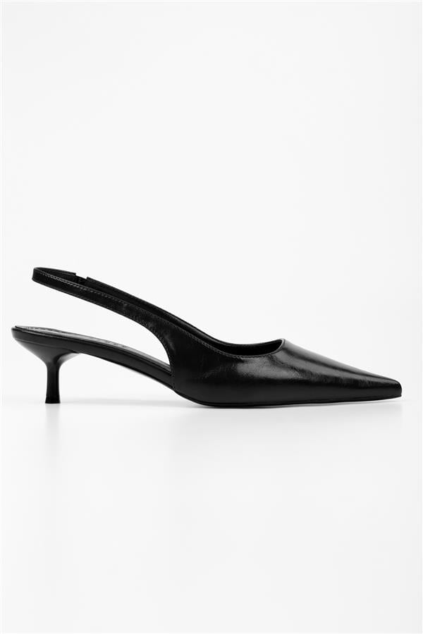 Kadın Kate Siyah Cilt Stiletto