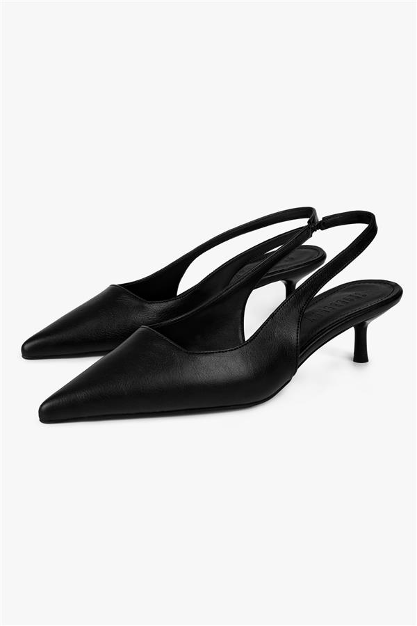 Kadın Kate Siyah Mat Cilt Stiletto