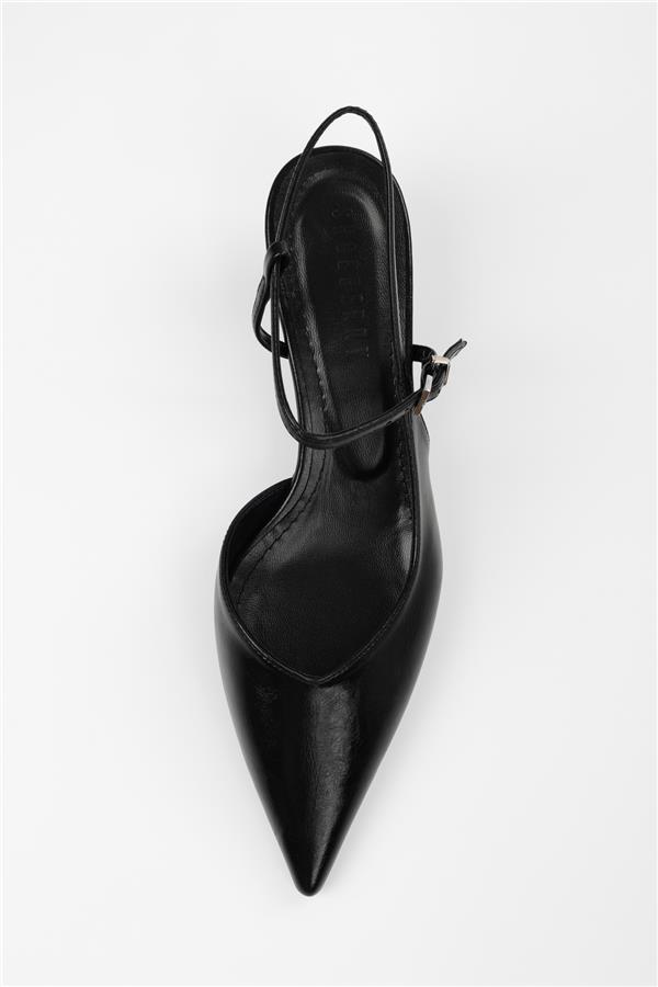 Kadın Lea Siyah Parlak Stiletto