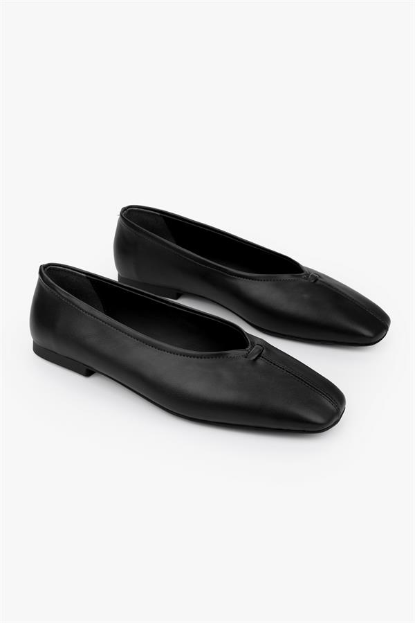 Kadın Levira Siyah Cilt Babet