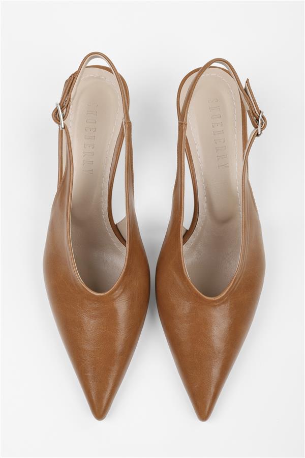 Kadın Luna Karamel Cilt Stiletto