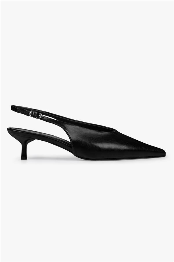 Kadın Luna Siyah Cilt Stiletto