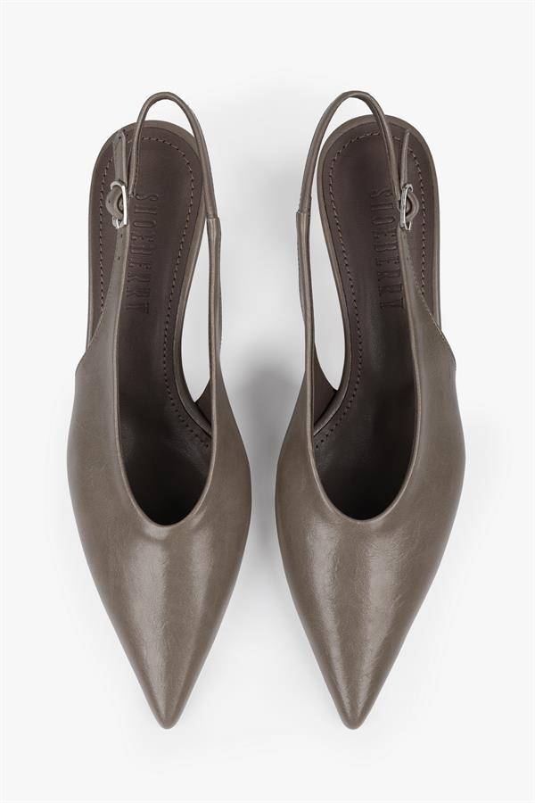 Kadın Luna Vizon Cilt Stiletto