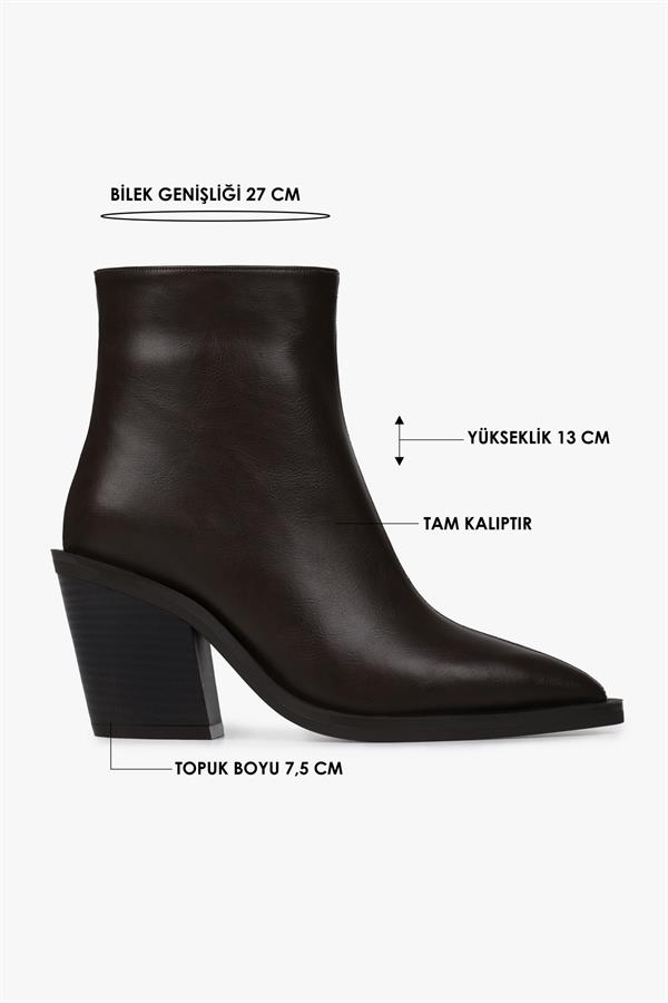 Kadın Marie Kahve Cilt Kovboy Bot