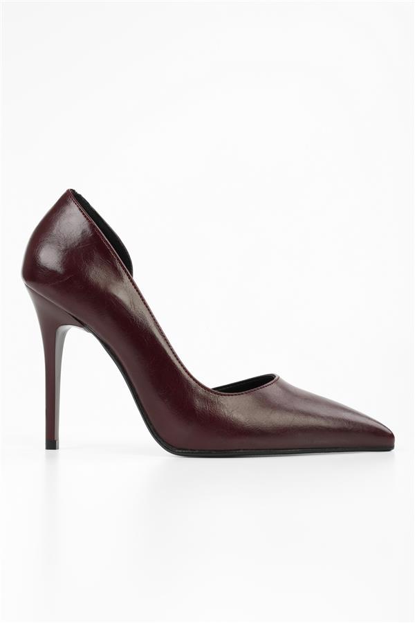 Kadın Massy Bordo Parlak Stiletto