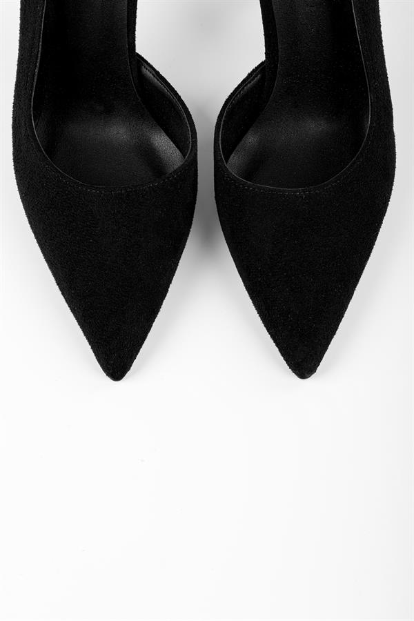 Kadın Massy Siyah Süet Stiletto