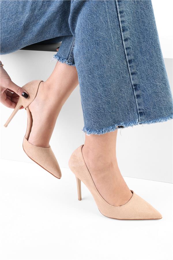 Kadın Massy Ten Süet Stiletto
