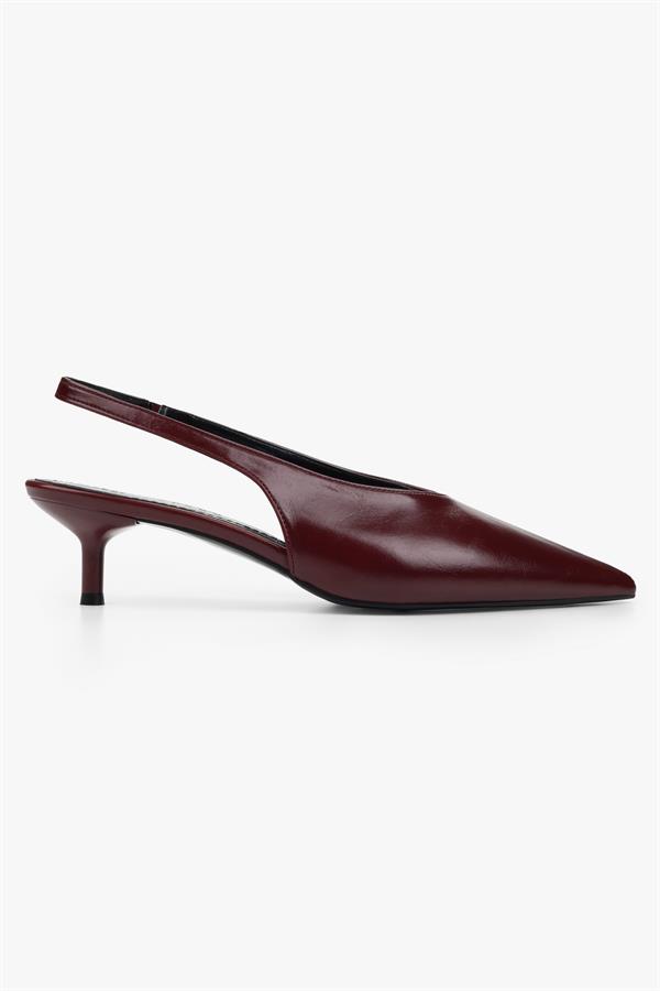 Kadın Mia Bordo Parlak Stiletto
