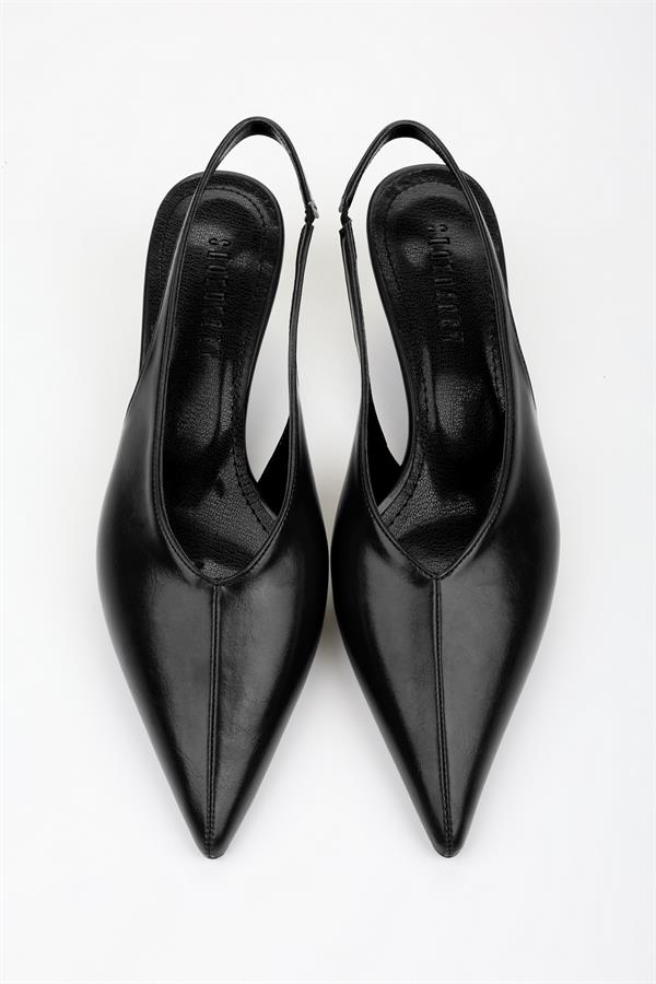 Kadın Mia Siyah Parlak Stiletto