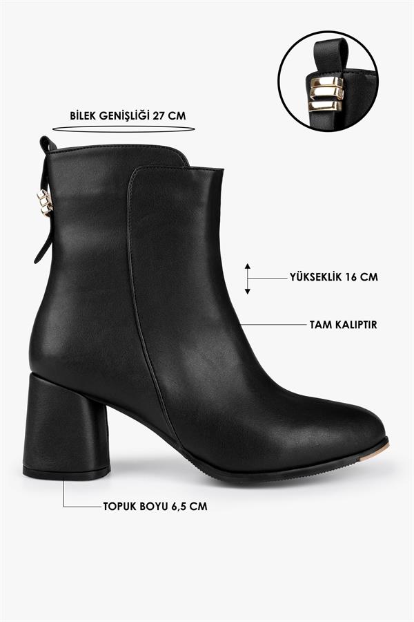 Kadın Rien Siyah Cilt Bot