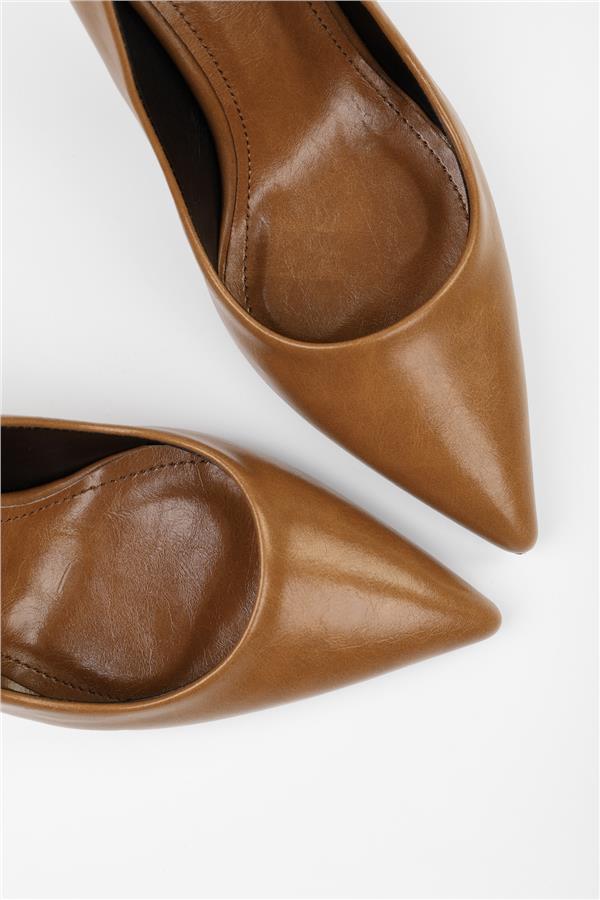 Kadın Vague Karamel Cilt Stiletto