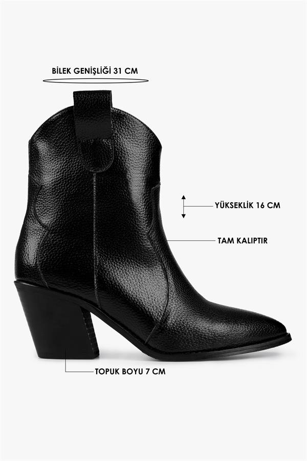 Kadın Vega Siyah Cilt Kovboy Bot