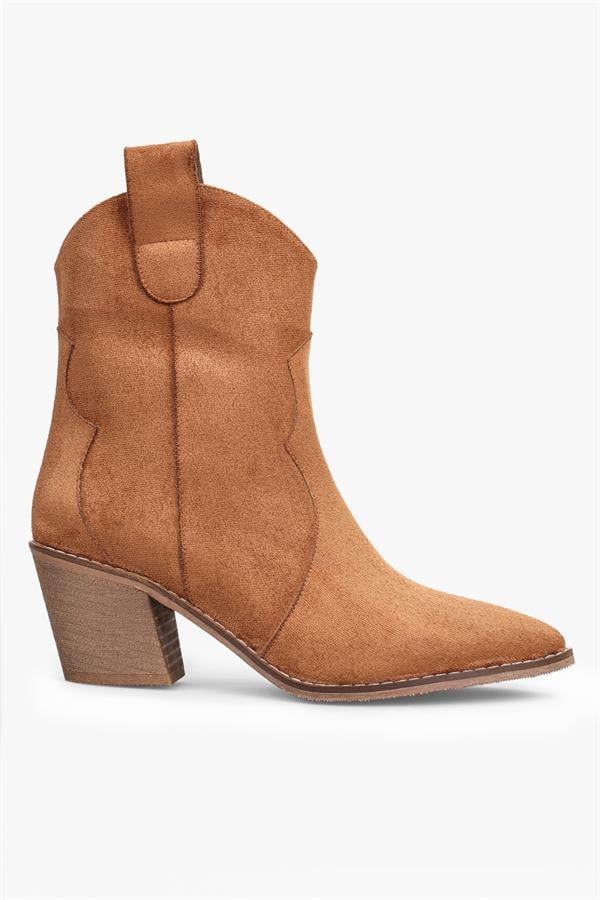 Kadın Vega Taba Süet Kovboy Bot