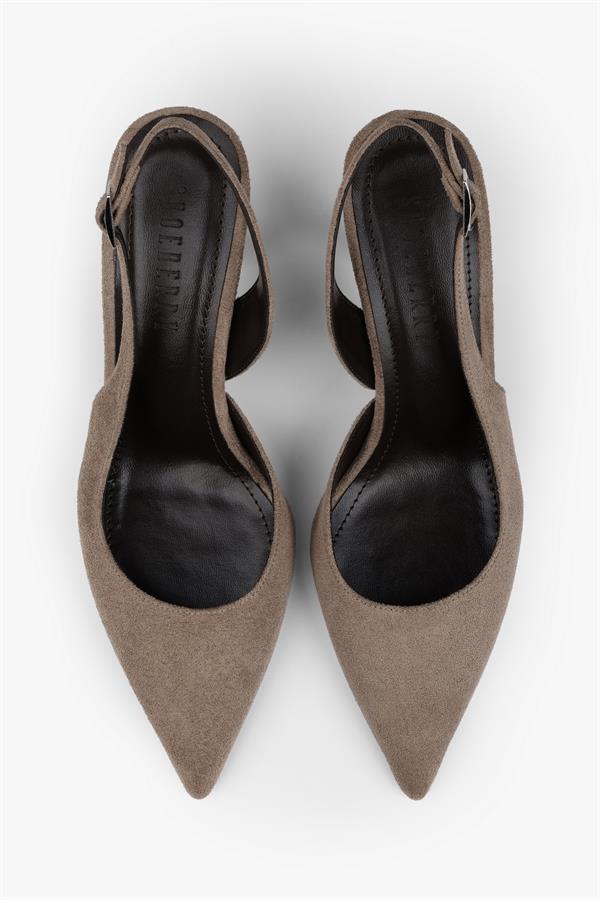 Kadın Zenvia Vizon Süet Stiletto