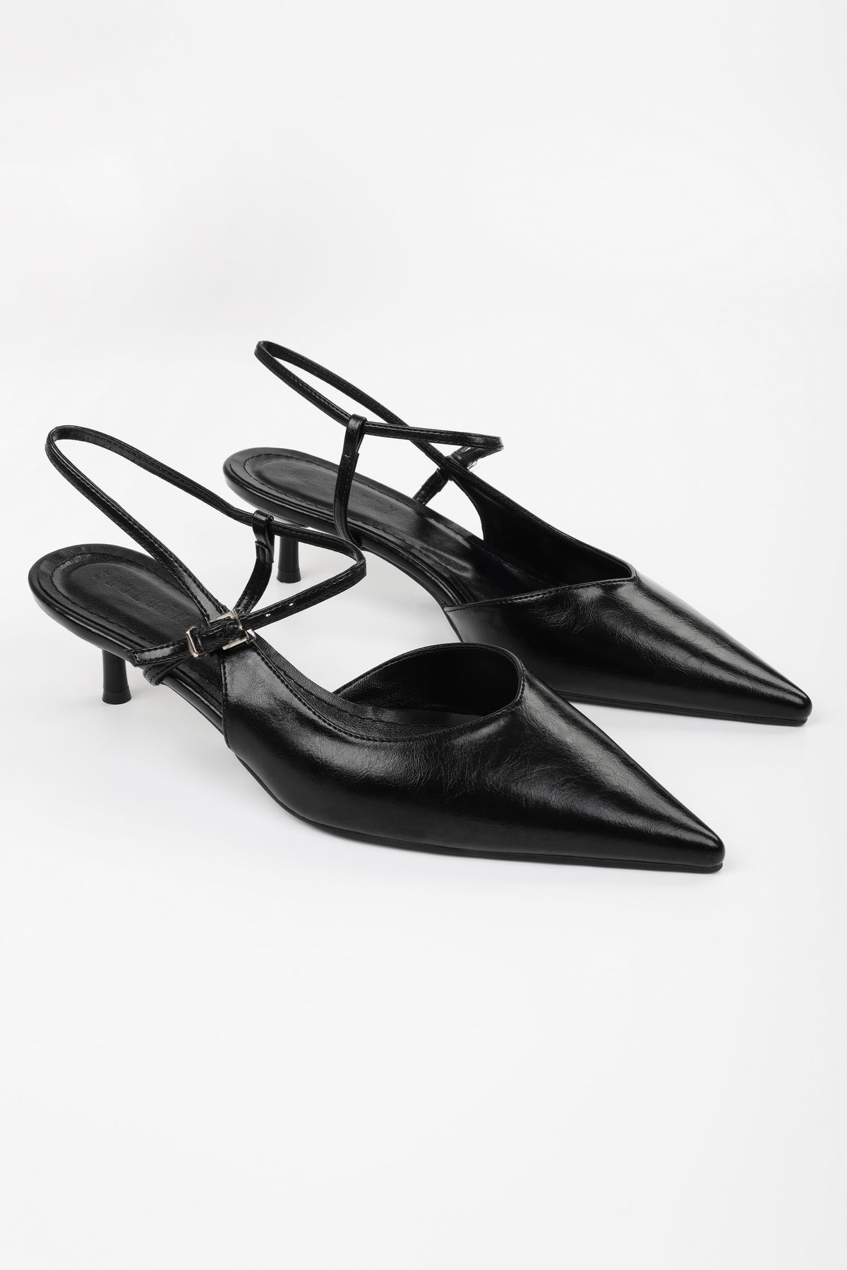 Kadın Lea Siyah Parlak Stiletto