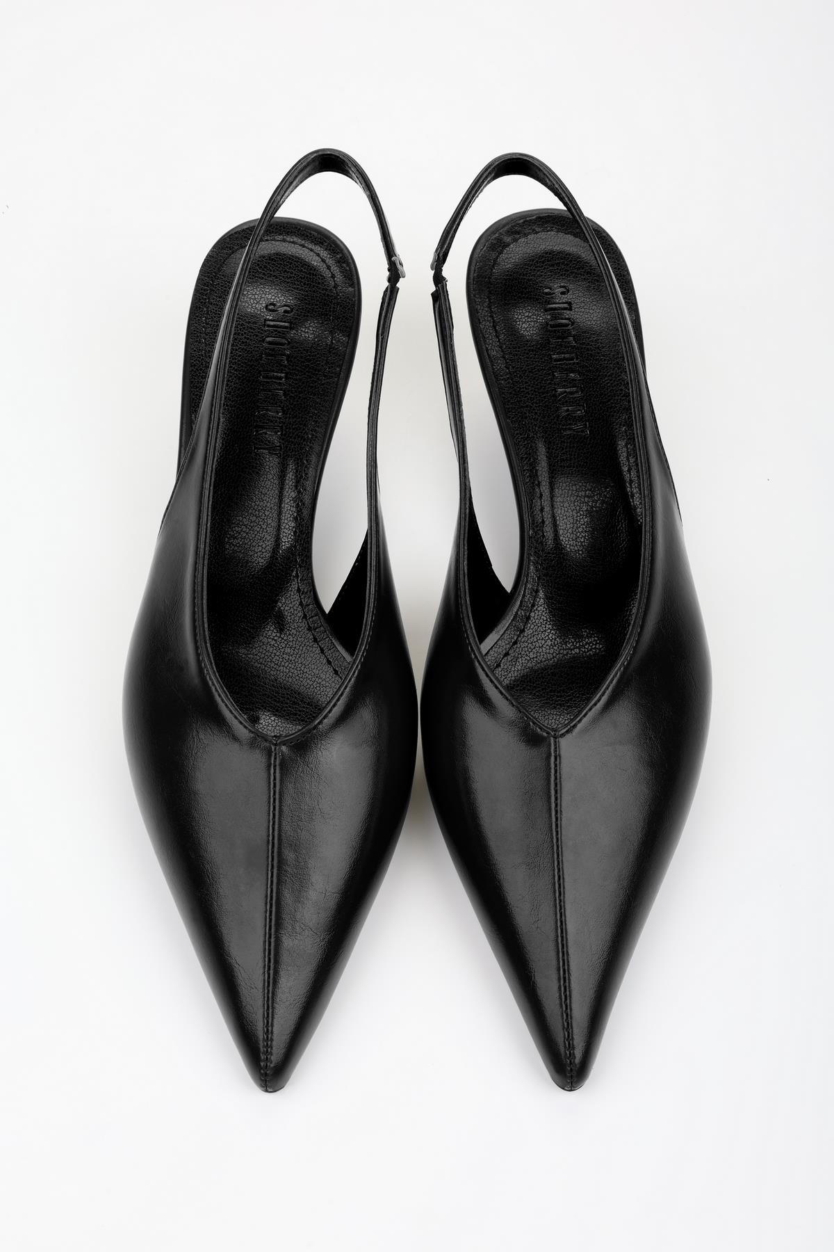 Kadın Mia Siyah Parlak Stiletto · 4