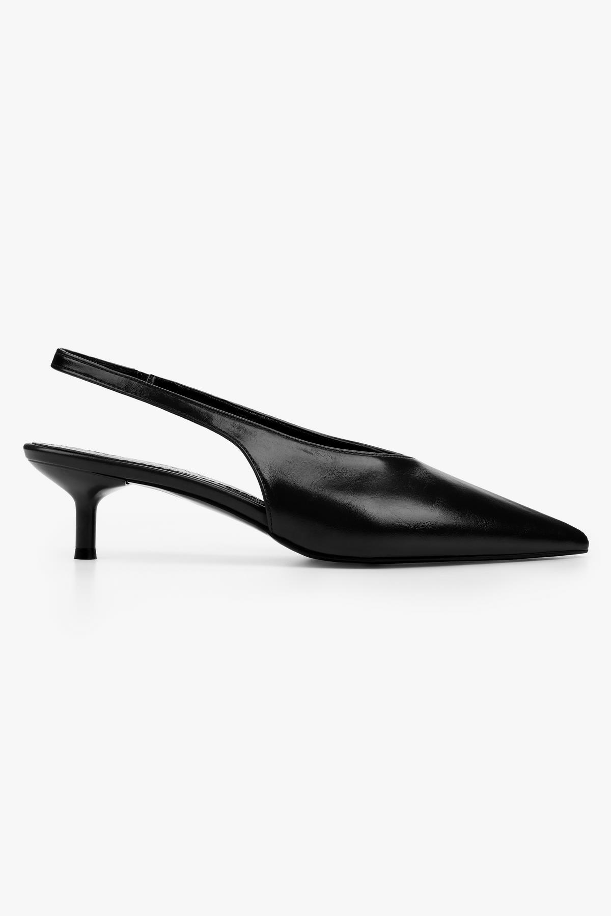 Kadın Mia Siyah Parlak Stiletto · 2
