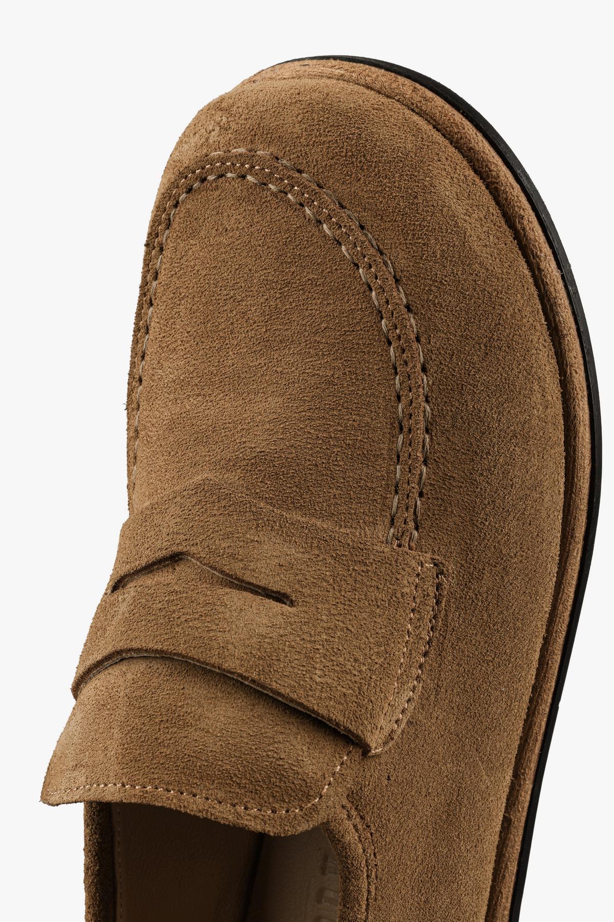 Kadın Zac Camel Hakiki Süet Deri Loafer · 6