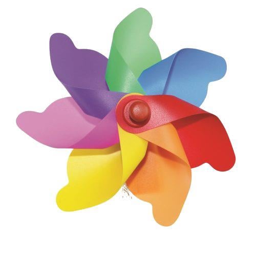 20 Cm Çap 7 Kanatlı Rüzgar Gülü