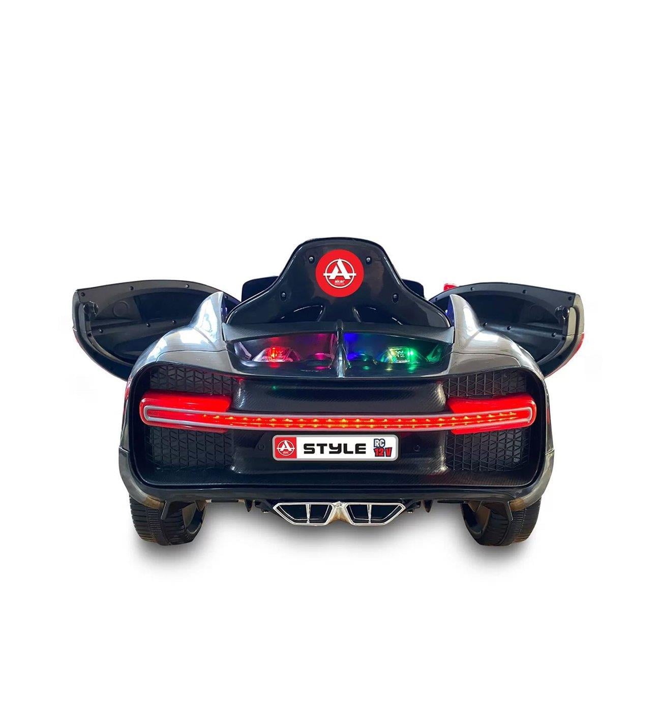Akar Style GT Uzaktan Kumandalı 4X2 12 VOLT Akülü Araba Siyah