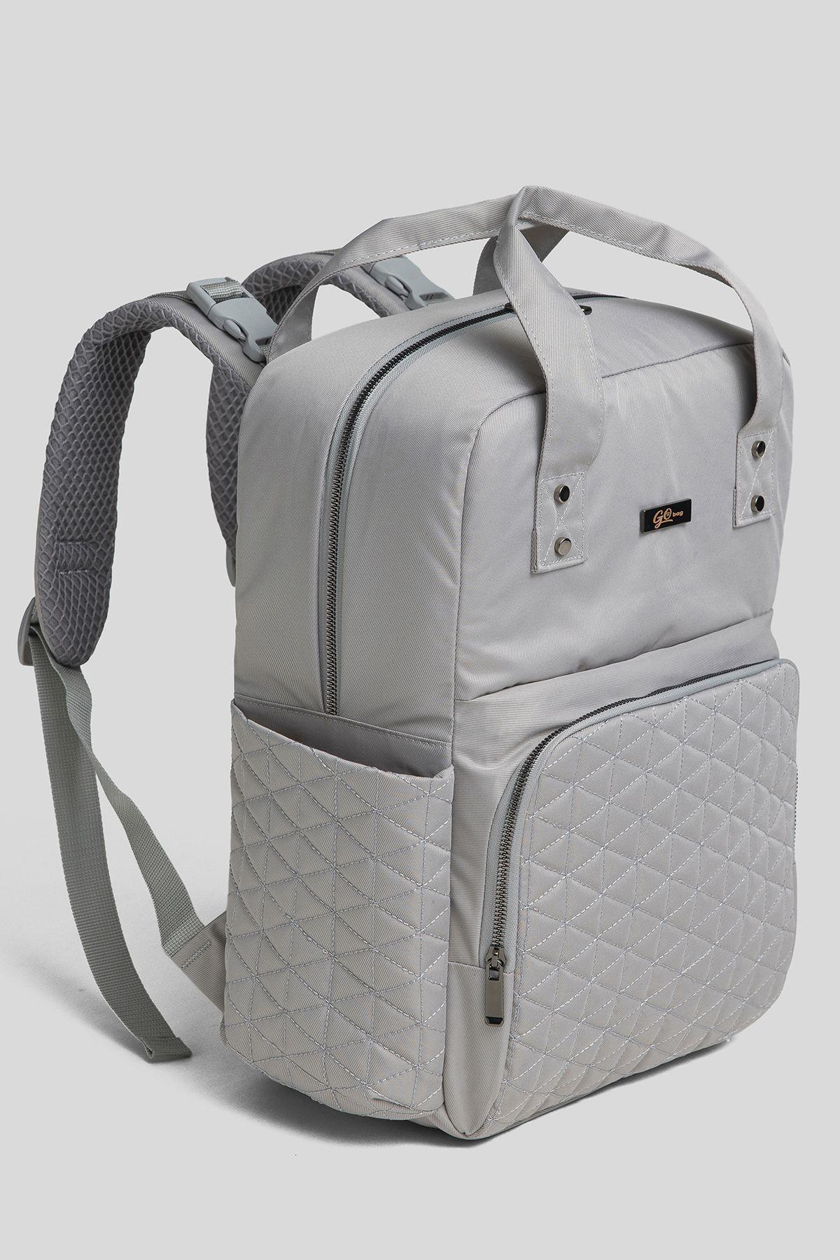 Baby2Go Go Bag Astoria  Anne Bebek Bakım Çantası (Grı)