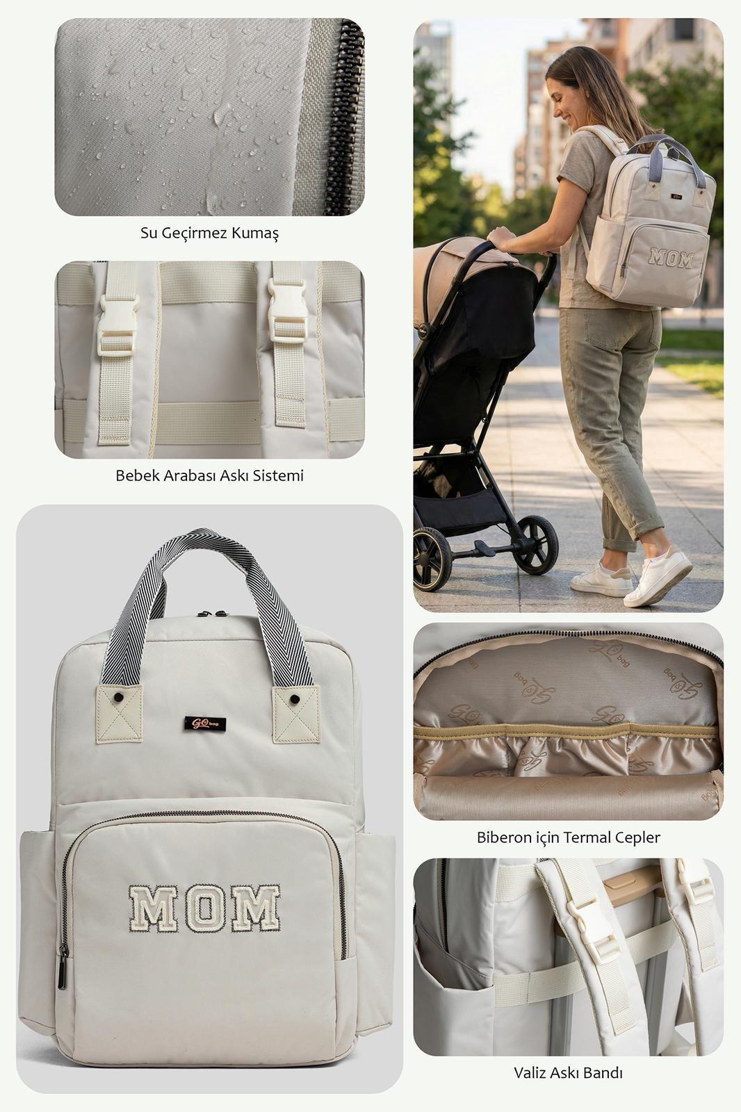 Baby2Go Go Bag Belinda Anne Bebek Bakım Çantası (Krem)