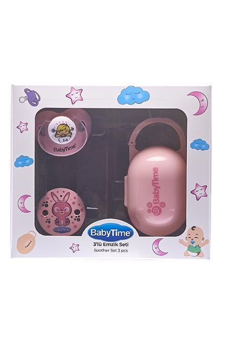 BabyTime 3lü Emzik Seti Karma Renk Bt511